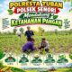 Unit Binmas Polsek Senori Polresta Tuban Memantau Tanaman Jagung Milik Warga Desa Kaligede Kecamatan Senori Guna Mendukung Program Ketahanan Pangan