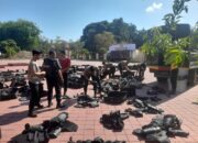 Pastikan Kesiapan Operasional, Sat Samapta Polres Sumbawa Gelar Perawatan Berkala Perlengkapan Dalmas