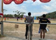 Bhabinkamtibmas Polsek Batu Lanteh Berikan Pengamanan Optimal pada Pertandingan Sepak Bola Mini Bupati Cup 2026