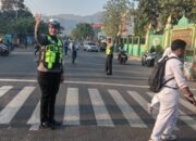 Polsek Rasanae Barat Polres Bima Kota Gelar Rawan Pagi, Pastikan Kamseltibcarlantas