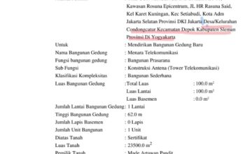 Dokumen PBG Tower Bongancina Dipersoalkan, Kuasa Hukum Siapkan Somasi