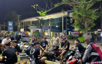 Ciptakan Situasi Aman dan Kondusif, Sat Samapta Polres Bima Kota Gelar Patroli Malam