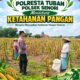 Anggota Bhabinkamtibmas Polsek Senori Polresta Tuban Lakukan Pemantauan Tanaman Jagung Warga Desa Leran Dukung Program Ketahanan Pangan