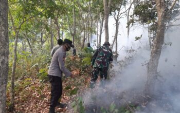 Polsek Sanggar Bersama TNI dan Balai TN Tambora Kembali Menggelar Patroli Gabungan di Kawasan Taman Nasional Tambora