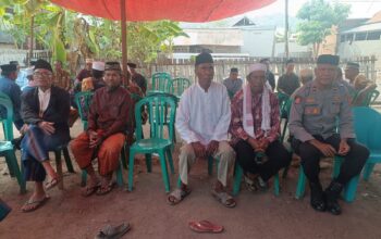 Polsek Lambu Sambang Duka, Sampaikan Belasungkawa kepada Keluarga Warga Desa Sumi