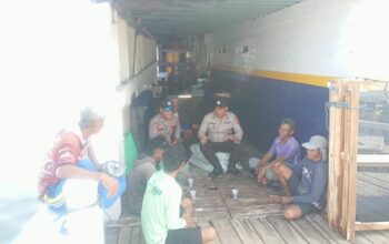 Polsek Kawasan Pelabuhan Laut Bima Tingkatkan Patroli Rutin, Imbau Masyarakat Jaga Kamtibmas