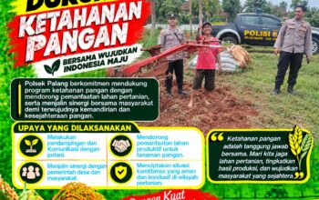 Dukung Astacita, Polsek Palang Polresta Tuban Pantau Langsung Lahan Jagung milik warga Desa Pucangan