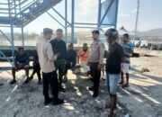 Polsek Kawasan Pelabuhan Laut Bima Sosialisasikan Layanan Call Center 110 kepada Masyarakat