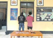 Polsek Wawo Amankan Dua Terduga Kasus Narkotika, 5 Klip Diduga Sabu dan Bong Disita