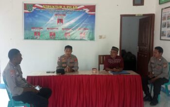 Tingkatan pemahaman masyarakat terkait kamtibmas, Satbinmas Polres Bima Kabupaten Sosialisasikan Persiapan lomba 3 Pilar.