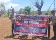 Menjaga kelestarian hutan dan lingkungan, secara rutin Polsek Soromandi menggelar Sosialisasi encegahan dan larangan karhutla