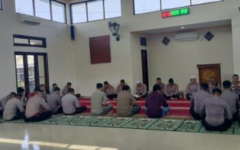 Polres Bima Kota Gelar Binrohtal Rutin, Perkuat Keimanan dan Integritas Personel