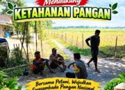 Sambang Petani Anggota Bhabinkamtimas Polsek Senori Polresta Tuban Polda Jatim Ajak Sukseskan Program Ketahanan Pangan