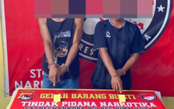 Operasi Kampung Rawan Narkoba, Satresnarkoba Polres Bima Kota Ringkus Dua Terduga Pengedar Sabu