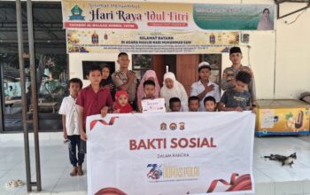 Sambut HUT Humas Polri Ke-75, Sat Humas Polres Sumbawa Barat Gelar Bakti Sosial dan Silaturahmi