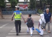 Sat Lantas Polres Bima Kota Gelar Gatur Pagi, Pastikan Arus Lalu Lintas Lancar dan Aman