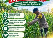 Polri dukung progam Astacita, Polsek Jatirogo Polresta Tuban Turun Cek Tanaman jagung Warga di Desa Ketodan