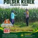 ANGGOTA POLSEK KEREK POLRESTA TUBAN PANTAU PERTUMBUHAN TANAM JAGUNG